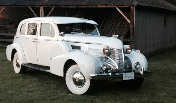 Vintage Cadillac limo service