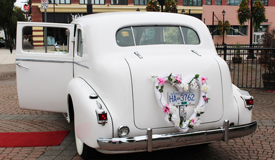 classic cadillac limousine